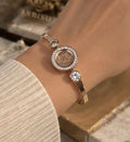 glass braclet golden