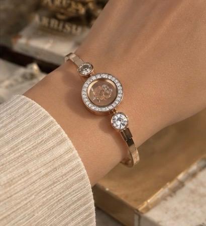glass braclet golden