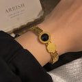 golden and black stylish braclet