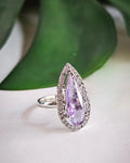 premium crystal stone ring