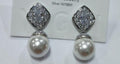 stone pearl earings