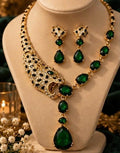 green stone cartier heavy zarcon set