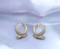 silver pearl studs