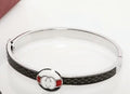 Rose Gold Crystal Circle Bangle