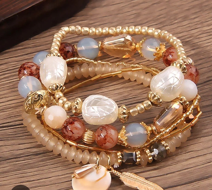 Brown Bracelet Set