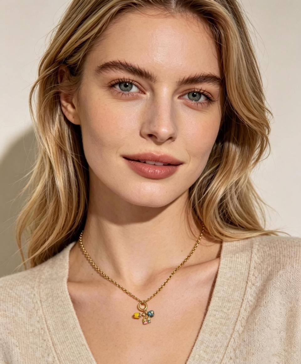 Camera Chunks Necklace
