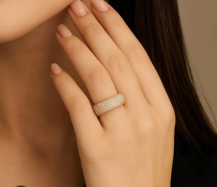 Plain Pearl Ring