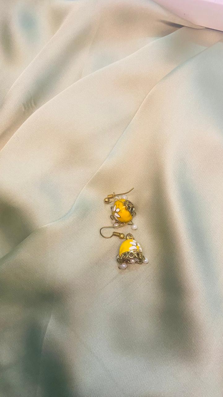Yellow Earring